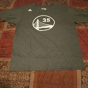 Adidas Kevin Durant Golden state grey shirt